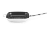 Rösle 13249 Grillpfanne, Edelstahl, Edelstahl/schwarz, 56.6 x 29.7 x 7.3 cm -