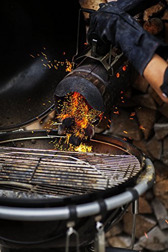 Rösle 25000 Holzkohle Kugelgrill, Durchmesser 50 cm, schwarz - 