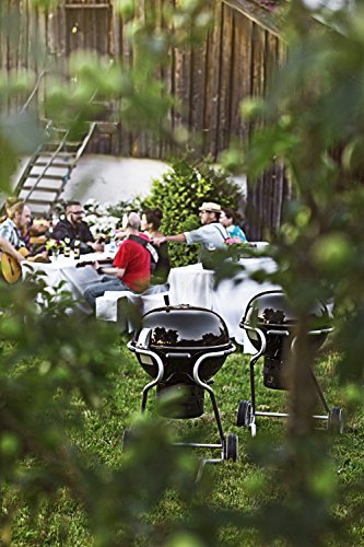 Rösle 25000 Holzkohle Kugelgrill, Durchmesser 50 cm, schwarz - 