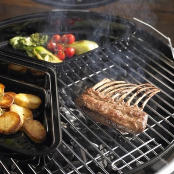 Rösle 25073 Grillschalen, 3er-Set, schwarz - 