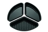 Rösle 25073 Grillschalen, 3er-Set, schwarz -