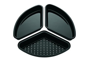 Rösle 25073 Grillschalen, 3er-Set, schwarz -