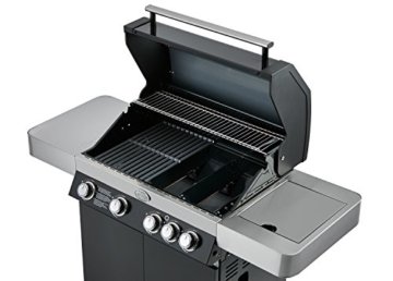 Rösle Gasgrill, BBQ-Station Videro G4, schwarz, 138 x 60 x 118 cm, 25307 - 