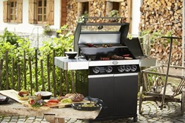 Rösle Gasgrill, BBQ-Station Videro G4, schwarz, 138 x 60 x 118 cm, 25307 - 