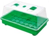 ROMBERG 74338 Zimmergewächshaus 38x25x19 cm mit lüftbarer Abdeckhaube -