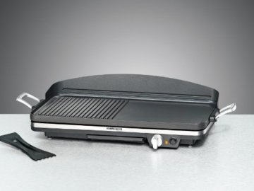 ROMMELSBACHER BBQ 2002 Gourmet - TISCHGRILL - 1900 Watt - schwarz - Zuschaltbare Turbo-Grillzone - 