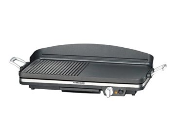 ROMMELSBACHER BBQ 2002 Gourmet - TISCHGRILL - 1900 Watt - schwarz - Zuschaltbare Turbo-Grillzone -