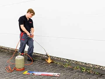 Rothenberger Industrial - RoMaxi Premium - Anwärmbrenner und Abflammgerät - inkl. 5 Meter Propangasschlauch - 030954E - 