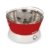 Rustler RS-0845 Holzkohlegrill mit Belüftung und Tragetasche, rot, 36 x 36 x 23 cm - 