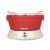 Rustler RS-0845 Holzkohlegrill mit Belüftung und Tragetasche, rot, 36 x 36 x 23 cm -