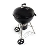Rustler RS-0876 Holzkohle Kugelgrill, 58 cm, schwarz, 57 x 57 x 106 cm -