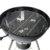 Rustler RS-0876 Holzkohle Kugelgrill, 58 cm, schwarz, 57 x 57 x 106 cm - 
