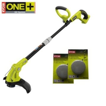RYOBI 18V ONE+ Akku-Rasentrimmer OLT1831, inkl. 2 Ersatzspulen RAC124, ohne Akku und Ladegerät -