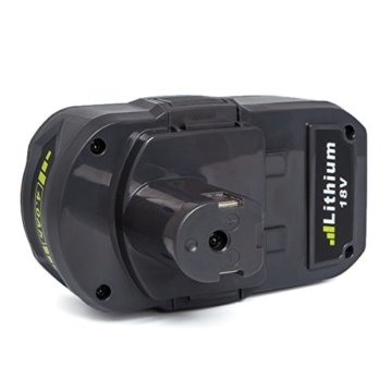 Ryobi P108 Ersatzakku, FLAGPOWER 4.0Ah Werkzeug Akku für Ryobi P108 ONE+ P107 BPL-1815 P122 P104 P105 P102 P103 18V 4000mAh Li-ion Akku mit LED Anzeige + Automatische Leistung Prüfung - 