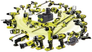 Ryobi P108 Ersatzakku, FLAGPOWER 4.0Ah Werkzeug Akku für Ryobi P108 ONE+ P107 BPL-1815 P122 P104 P105 P102 P103 18V 4000mAh Li-ion Akku mit LED Anzeige + Automatische Leistung Prüfung - 