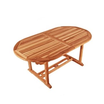 SAM Gartentisch, Santana oval, akazie, 180-230 x 100 cm, 52367945 - 