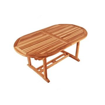 SAM Gartentisch, Santana oval, akazie, 180-230 x 100 cm, 52367945 -
