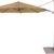 Schneider Schirm Athen sand, circa 330 cm, 8-teilig, rund beige -