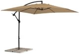 Schneider Schirm Milano sand, circa 270 x 270 cm, 8-teilig, quadratisch beige -