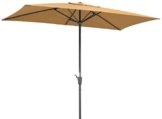 Schneider Schirm Tunis sand, circa 270 x 150 cm, 6-teilig, rechteckig beige -