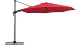 SCHNEIDER SCHIRME Ampelschirm Bermuda, Ø 350 cm 410 cm, 350 cm, 342 cm, rot -