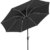 Schneider Sonnenschirm Blacklight, anthrazit, ca. 270 cm Ø, 8-teilig, rund -