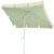 Schneider Sonnenschirm Ibiza, natur, ca. 180 x 120 cm, 4-teilig, rechteckig -