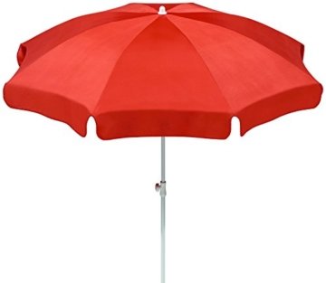 Schneider Sonnenschirm Ibiza, terracotta, ca. 200 cm Ø, 8-teilig, rund -