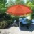 Schneider Sonnenschirm Ibiza, terracotta, ca. 200 cm Ø, 8-teilig, rund - 