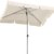 Schneider Sonnenschirm Locarno, natur, ca. 180 x 120 cm,4-teilig, rechteckig -