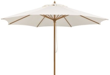 Schneider Sonnenschirm Malaga, natur, ca. 300 cm Ø, 8-teilig, rund -