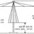 Schneider Sonnenschirm Malaga, natur, ca. 300 cm Ø, 8-teilig, rund - 