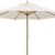 Schneider Sonnenschirm Malaga, natur, ca. 300 cm Ø, 8-teilig, rund -