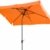 Schneider Sonnenschirm New York, mandarine, ca. 270 x 150 cm, 6-teilig, rechteckig -