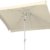 Schneider Sonnenschirm Oslo, natur, ca. 300 x 200 cm, 6-teilig, rechteckig -