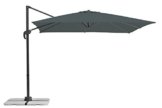 Schneider Sonnenschirm Rhodos Junior, anthrazit, ca. 270 x 270 cm, 8-teilig, quadratisch -
