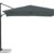 Schneider Sonnenschirm Rhodos Junior, anthrazit, ca. 270 x 270 cm, 8-teilig, quadratisch -