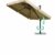 Schneider Sonnenschirm Rhodos, natur, ca. 300 x 300 cm, 8-teilig, quadratisch - 