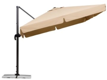 Schneider Sonnenschirm Rhodos, natur, ca. 300 x 300 cm, 8-teilig, quadratisch - 