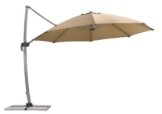 Schneider Sonnenschirm Rhodos Rondo, sand, ca. 350 cm Ø, 8-teilig, rund -