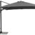 Schneider Sonnenschirm, Rhodos Twist, 8-teilig, quadratisch, anthrazit, 360x300x264 cm, 730-15 -