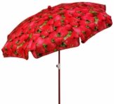 Schneider Sonnenschirm Rom, Erdbeere, ca. 200 cm Ø, 8-teilig, rund -