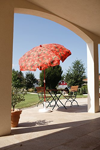 Schneider Sonnenschirm Rom, Erdbeere, ca. 200 cm Ø, 8-teilig, rund - 