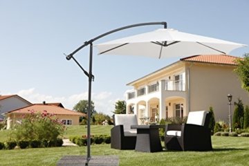 Schneider Sonnenschirm Venus, natur, ca. 300 cm Ø, 6-teilig, rund - 