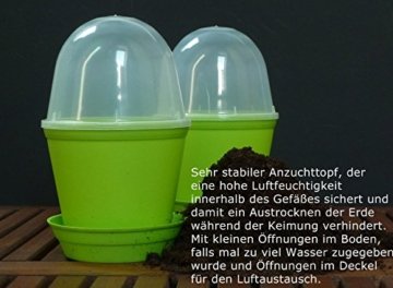 Seedeo 3 x Anzuchttopf + Anzuchterde -