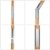 Sekey® 200 × 150 cm Holz-Sonnenschirm Marktschirm Gartenschirm Terrassenschirm Sonnenschutz UV50+ Taupe Quadratisch - 