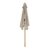 Sekey® 200 × 150 cm Holz-Sonnenschirm Marktschirm Gartenschirm Terrassenschirm Sonnenschutz UV50+ Taupe Quadratisch - 