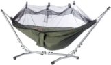 Semptec Urban Survival Technology Hängematte aus Fallschirmseide mit Moskitonetz -