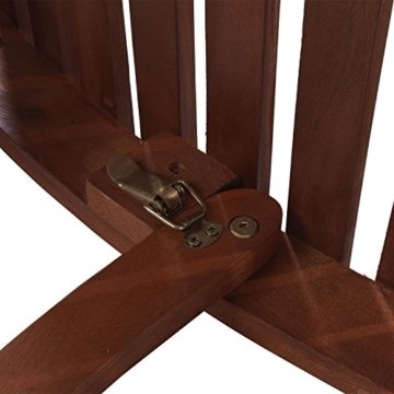 Sonnenliege Gartenliege Holzliege Liege RASSO | Klappbar | aus Eukalyptus Holz - 