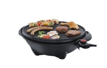 Steba VG 300 elektrischer Barbecue-Hauben-Grill, schwarz / rot - 